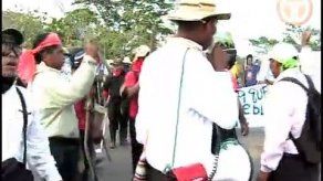 Indígenas panameños protestan contra la minería