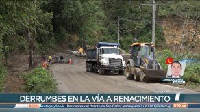 Rehabilitan vía que conduce a Volcán