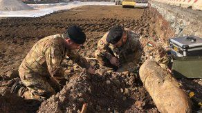 Hallan bombas de la 2da GM en aeropuerto de Roma