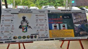 Dos personas en investigación tras incautación de 152 paquetes de cocaína en Darién