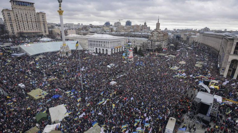 Siguen las protestas en Ucrania contra el gobierno