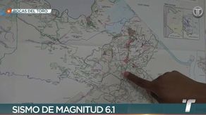Sismo sacude la provincia de Bocas del Toro
