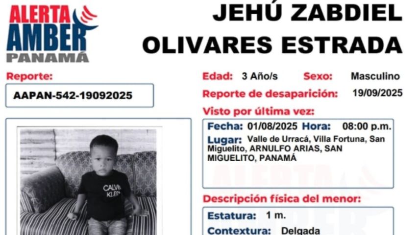 Ministerio Público busca a Jehú Zabdiel Olivares Estrada.