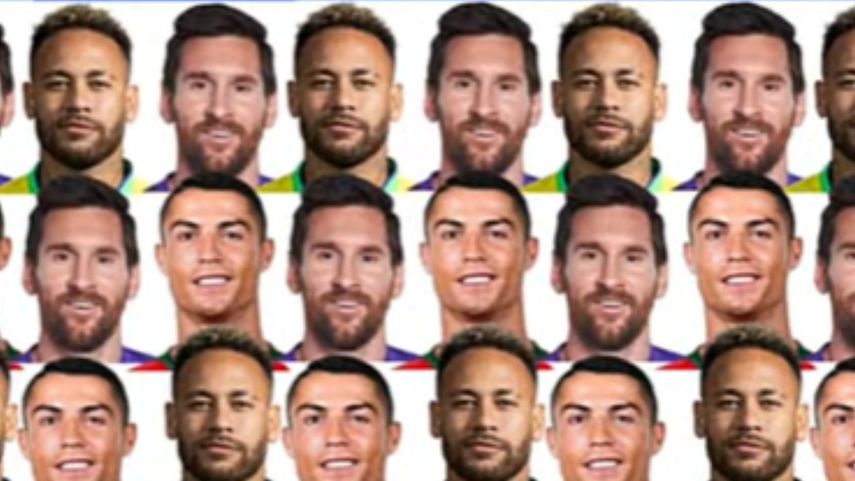 Desafío visual de fútbol