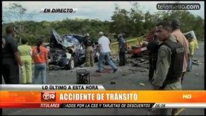 Accidente múltiple deja dos muertos en Arraiján