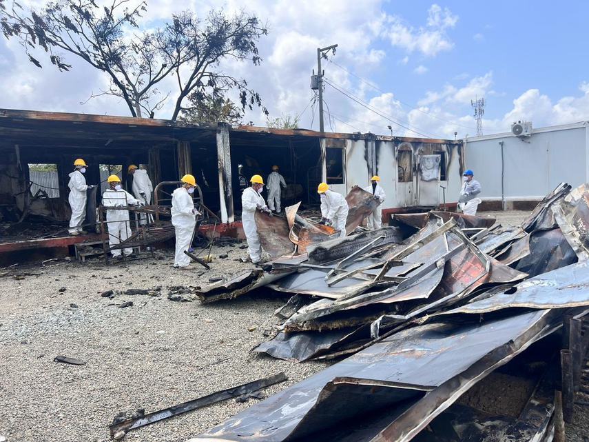 Ministerio Público adelanta investigación por incendio en estación migratoria ocurrido en 2024.