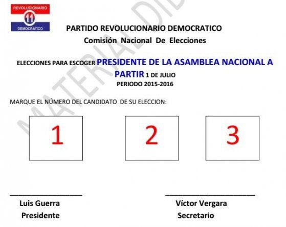 PRD listo para elegir su candidato a Presidencia de la Asamblea