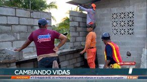 Cambiando Vidas: avanza la construcción de la casa de Mileika