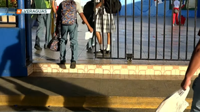 Centros educativos registran baja asistencia de estudiantes.