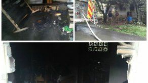 Delincuentes incendian residencia en Arraiján