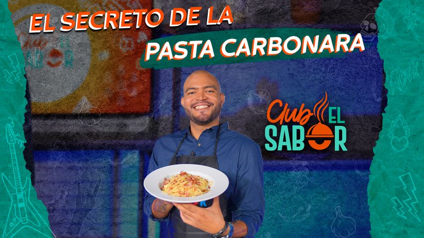 Prepara pasta carbonara con el chef Sergio Landero.