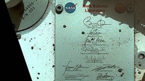 Explorador Curiosity llevó un autógrafo de Obama a Marte