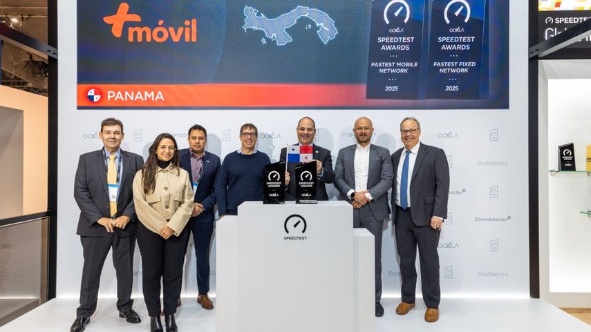 +Móvil es reconocida como la red móvil y fija más rápida y estable de Panamá.
