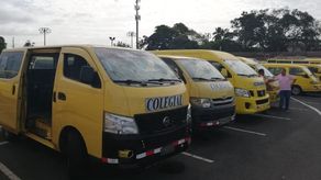 ATTT inicia inspección de buses colegiales en la ciudad capital ATTT inicia inspección de buses colegiales en la ciudad capital