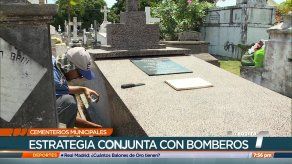 Dan mantenimiento a los cementerios municipales