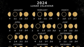 Calendario lunar del mes de agosto de 2024