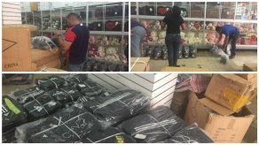 Decomisan mercancía falsificada en una distribuidora en Avenida B