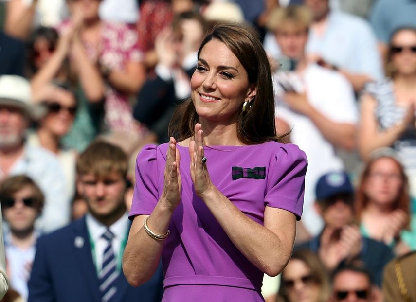 Kate Middleton reaparece en el campeonato de Wimbledon.