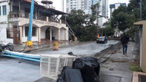 Sectores de la ciudad sin electricidad tras fuertes lluvias