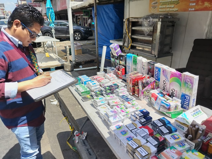 El MINSA decomisa más de 25 mil unidades de productos derivados del tabaco y cigarrillo.