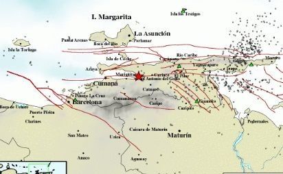 Temblor de 5,1 en escala abierta de Ritcher sacude el noreste de Venezuela