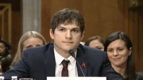 Ashton Kutcher reclama en el Senado para combatir la explotación infantil