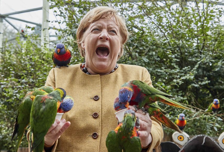 Angela Merkel.