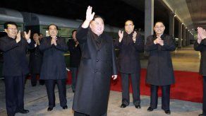 Kim Jong Un llega a Rusia en vísperas de cumbre con Putin