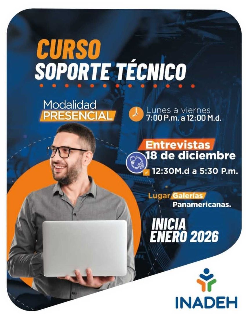 Curso de Soporte Técnico del INADEH. Curso de Soporte Técnico del INADEH.