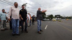 Martinelli inaugura ensanche  vial en barriadas de Tocumen