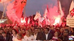 Fujimoristas marchan en Perú pidiendo libertad para Keiko