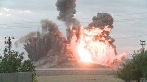 Bombardeos sobre Kobane