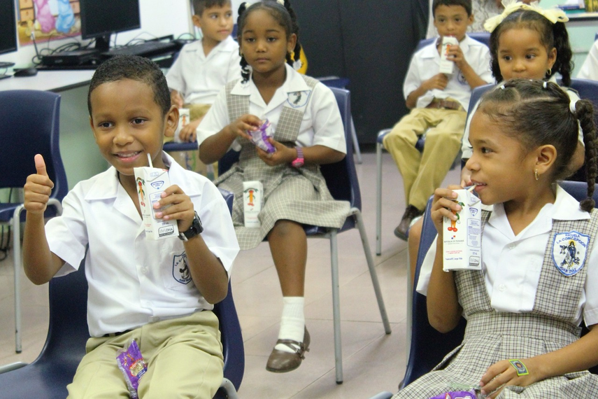 Estudiantes de la Escuela de La Concepción