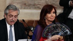 Alberto Fernández, presidente de Argentina, y Cristina Kirchner.