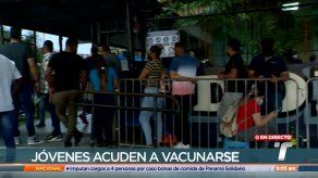 Decenas de jóvenes del circuito 8-8 acuden a vacunarse contra COVID-19