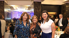 CAPAC. En el centro Irene Orillac junto con la primera Dama y la minisra de Trabajo