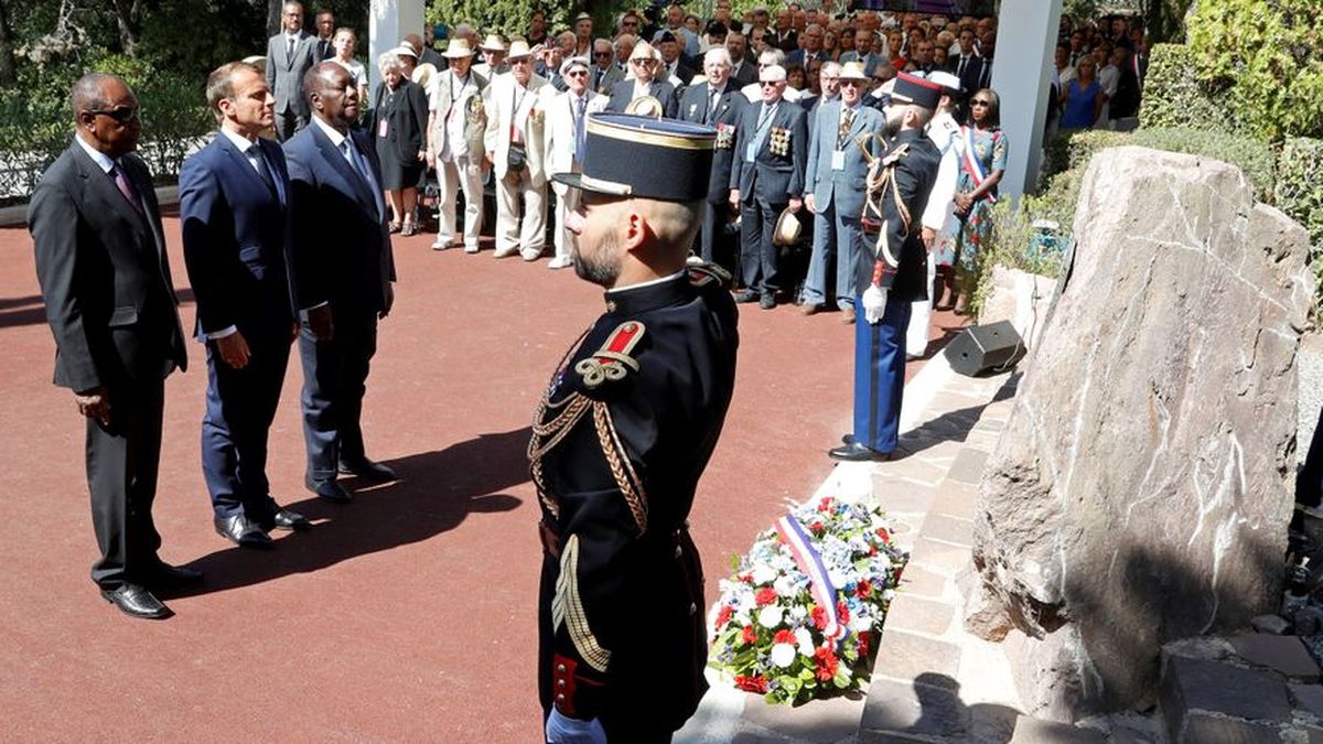 Macron ride honores a africanos que lucharon con Francia en la Segunda  Guerra Mundial
