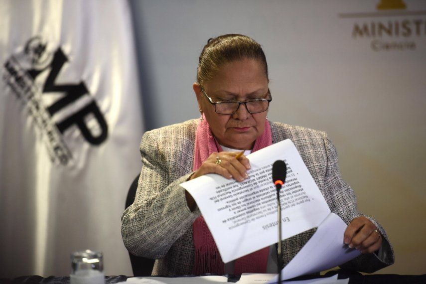 La fiscal general y jefa del Ministerio Público de Guatemala (MP)