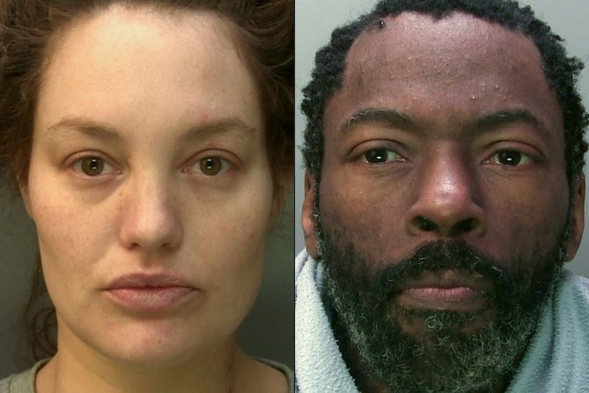 Aristócrata británica y su pareja