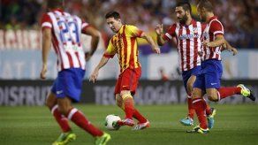 Godín quiso sacar ventaja sobre Messi