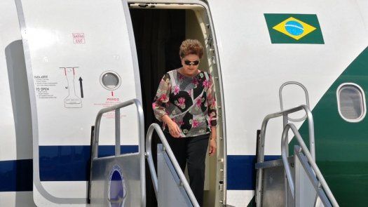 Presidenta de Brasil, Dilma Rousseff, arriba a suelo panameño