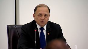 Magistrado Heriberto Araúz, anuncia decisión del Pleno del TE sobre los diputados disidentes del Cambio Democrático.