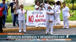 Médicos del Hospital Santo Tomás inician paro de 48 horas prorrogables