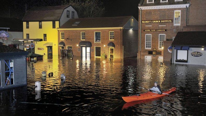 La subida del mar amenaza lugares históricos en EEUU