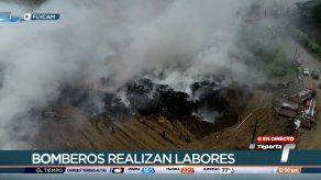 Continúan las labores de extinción de nuevo incendio en Cerro Patacón