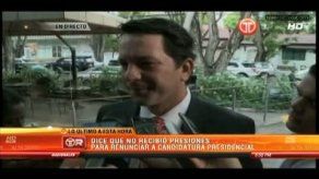 Ferrufino declina de aspiración presidencial