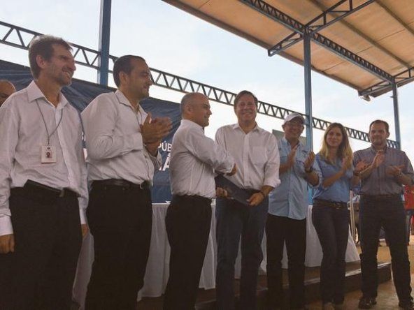 Entregan orden de proceder para Saneamiento de Panamá Oeste