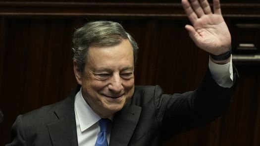 El primer ministro de Italia, Mario Draghi.