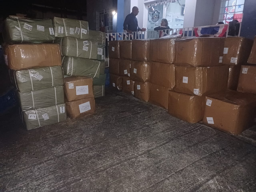 Policía Nacional decomisa mercancía falsificada en La Chorrera.