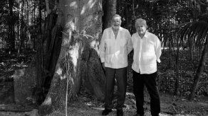 El empresario Carlos Slim y el presidente mexicano Andrés Manuel López Obrador.